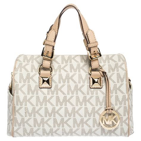 michael kors grayson tasche beige